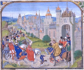 Isabella of France welcomed to Paris.jpg